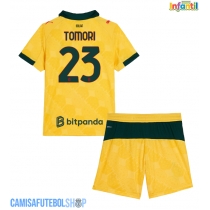 Camisa de time de futebol AC Milan Fikayo Tomori #23 Replicas 3º Equipamento Infantil 2025-26 Manga Curta (+ Calças curtas)